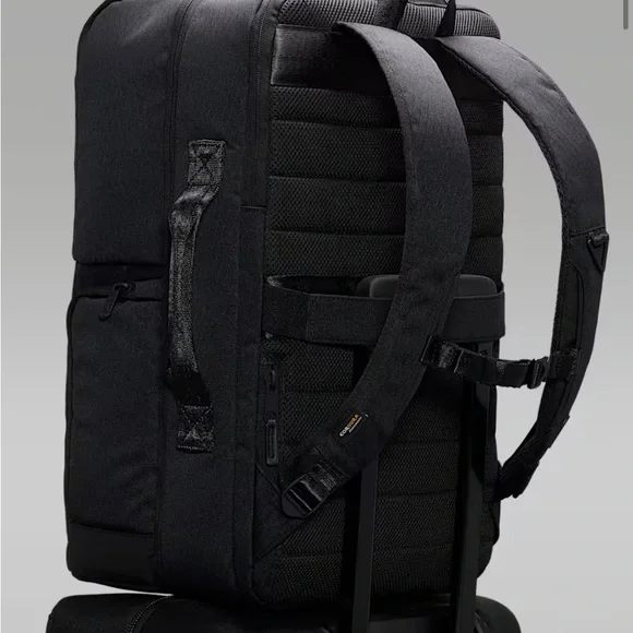Jordan Black Tactical Backpack with Structured Design - Picture 10 of 10